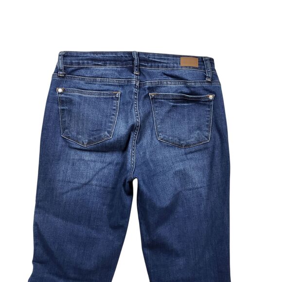 Judy Blue Jeans Womens 28 Straight Fit Mid Rise Denim Dark Wash - Picture 8 of 8